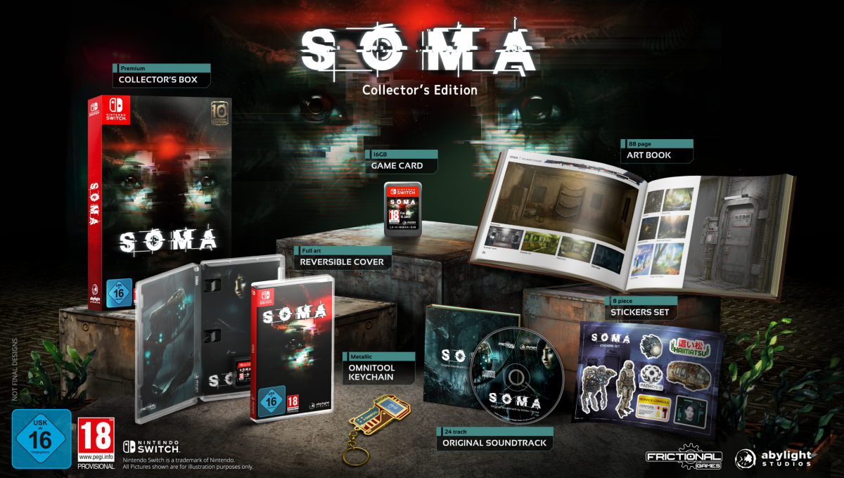 SOMA celebra su 10º aniversario con una edición coleccionista y lanzamiento físico en Nintendo Switch y Switch 2