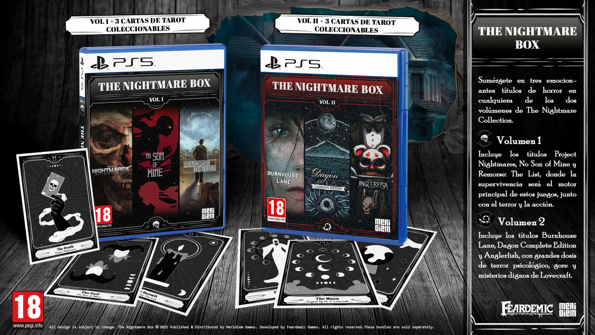 The Nightmare Box Vol. 1 & Vol. 2 ya disponibles en formato físico para PlayStation 5