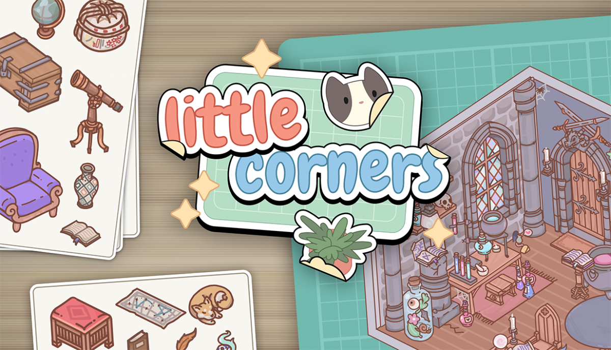 Little Corners, el relajante simulador de decoración con pegatinas, ya está disponible en PC