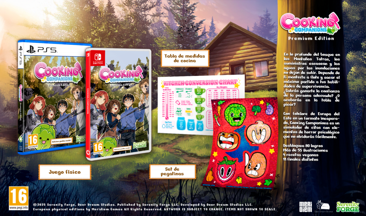Cooking Companions llega en edición física para PS5 y Nintendo Switch
