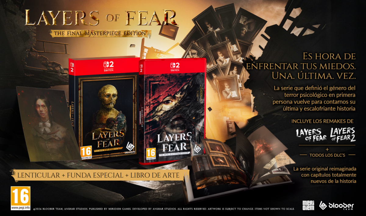 Layers of Fear - The Masterpiece Edition llegará en formato físico para Nintendo Switch 2