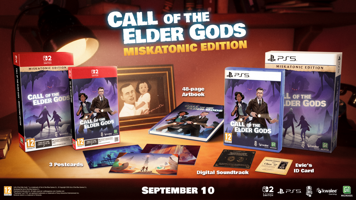 Call of the Elder Gods: Miskatonic Edition fija su lanzamiento físico en septiembre para PlayStation 5 y Nintendo Switch 2