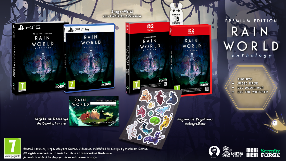 Rain World Anthology llegará en formato físico a PlayStation 5 y Nintendo Switch 2